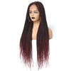 Luxe Box Braid Lace Wig with Baby Hair 30 Inch ATHLEXES
