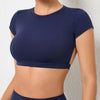 BreezeFit Backless Yoga Crop Top for Women ATHLEXES