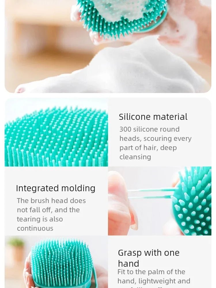 Pet Massage Brush Bathroom Puppy Big Dog Cat Bath Massage Gloves Brush Soft Silicone Pet Accessories for Dogs Cats Grooming Tool ATHLEXES