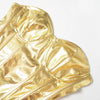 Goddess Glam Metallic Corset Top ATHLEXES