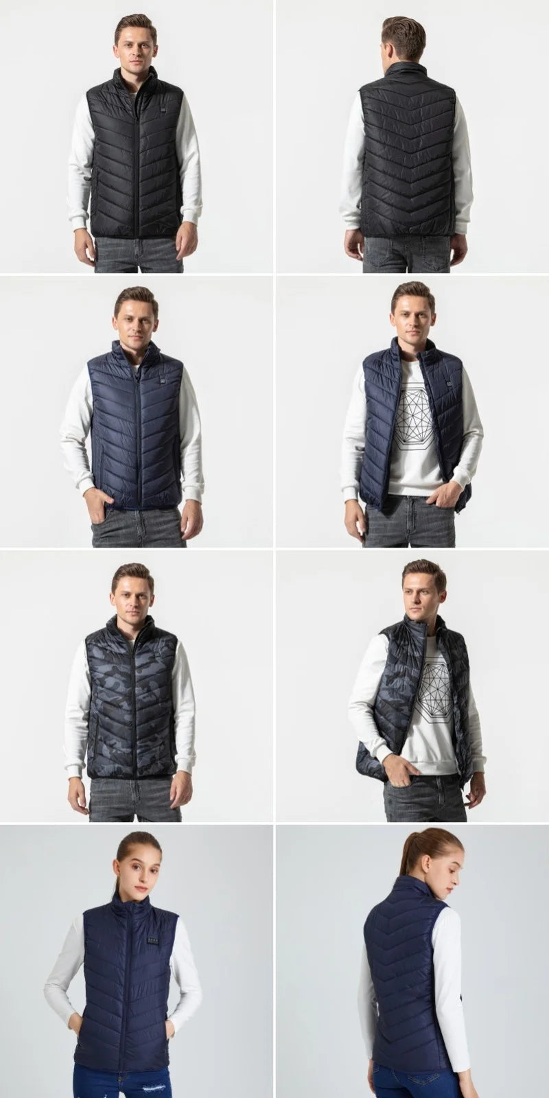 9-Zone USB Electric Heated Vest ATHLEXES