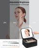 LuxeGlow Travel Makeup Organizer with Mirror ATHLEXES