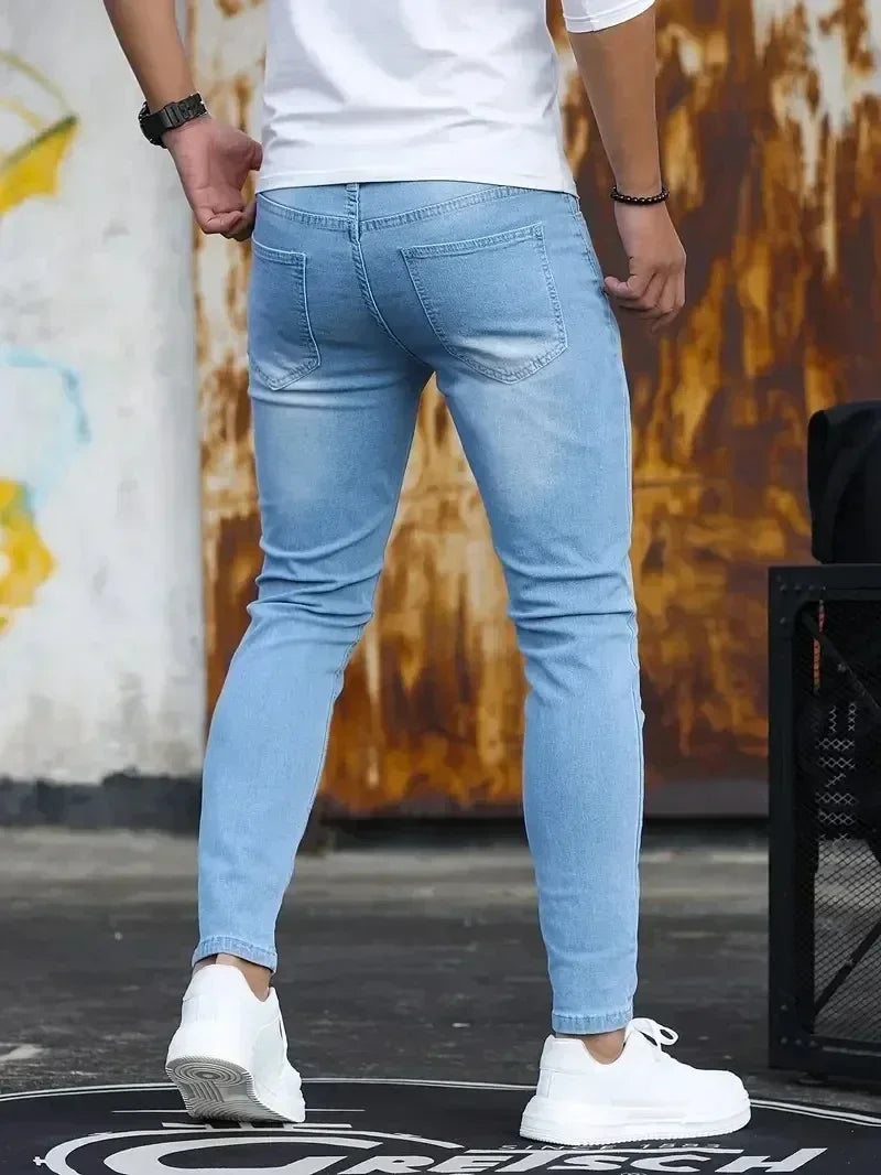 Classic Slim Fit Men's Denim Jeans ATHLEXES