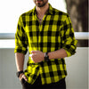Plaid Luxe Lapel Cardigan for Men - Casual Elegance ATHLEXES