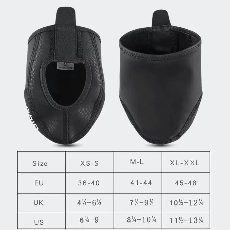 GIYO Windproof Waterproof Fleece Cycling Shoe Covers for All Seasons ATHLEXES