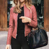 ChicMoto Women's Faux Leather Biker Jacket ATHLEXES