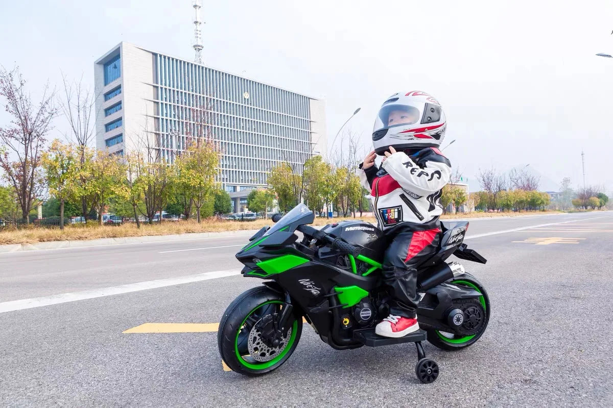 Kids 1.1M Electric Two-Wheel Rechargeable Motorcycle ATHLEXES
