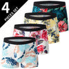 Comfort Fit Solid Color Boxer Trunks 4 Pack ATHLEXES