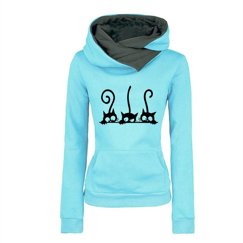 CozyCat Women's Pullover Hoodie ATHLEXES