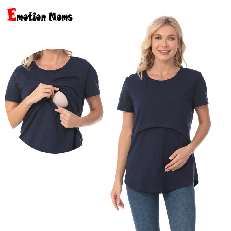 Maternity Comfort Stretch Tee for Breastfeeding ATHLEXES