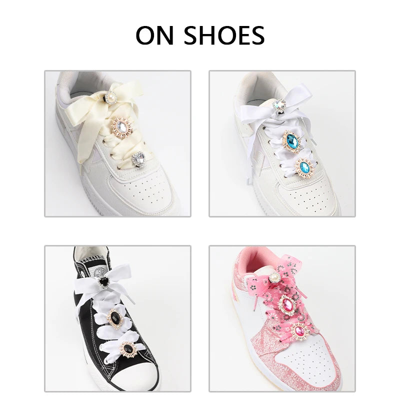 GlamRhinestone Diamond Shoelace Charms for Sneakers ATHLEXES