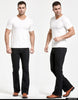 LGRGC Men's Warm Stretch Denim Boot Cut Jeans ATHLEXES