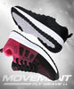 Breathable Mesh Lace-Up Sneakers for Women in Pink, Black, White ATHLEXES