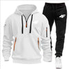 Men's Zipper Hooded Tracksuit with Multi-Pockets ATHLEXES