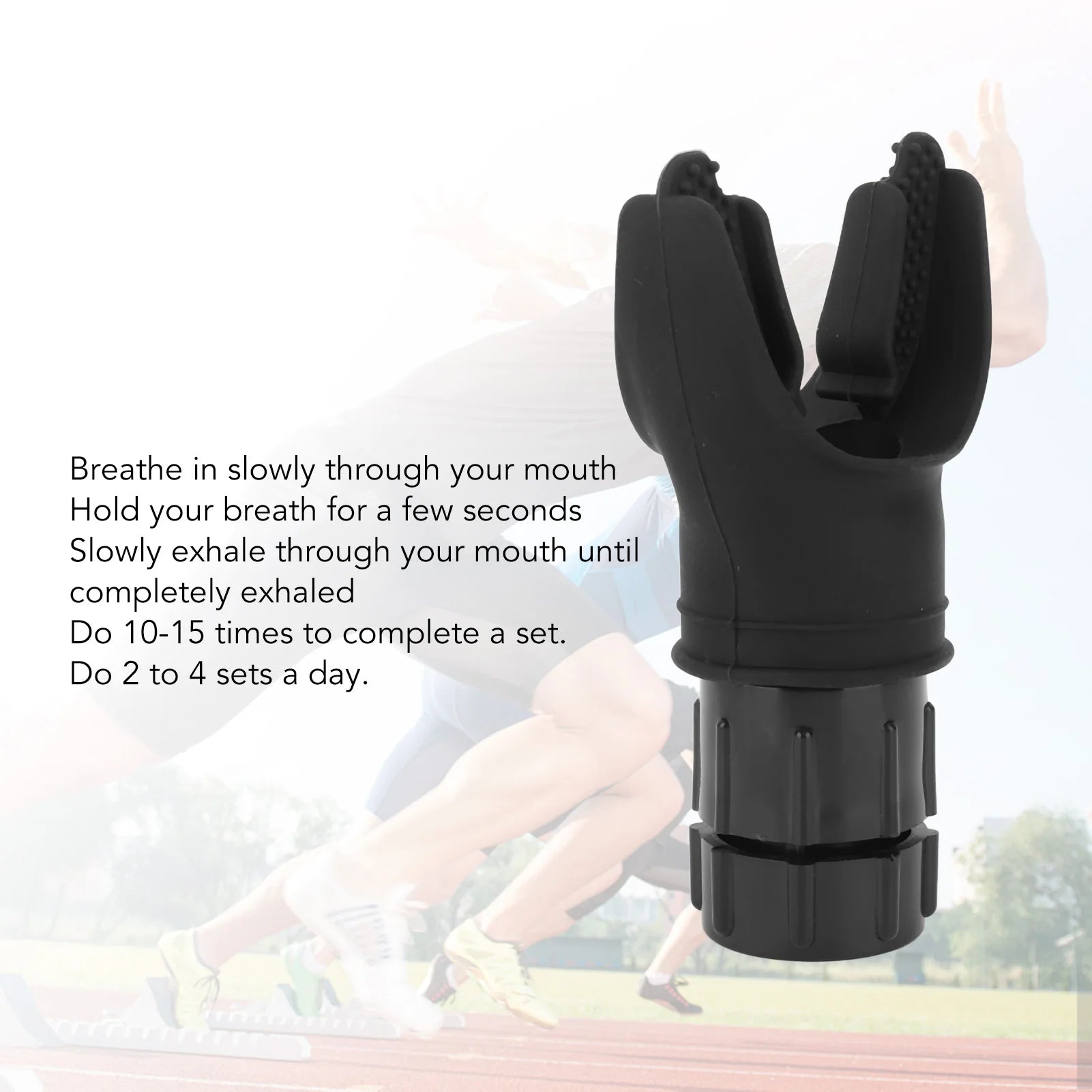 LungMaster Handheld Breathing Trainer Device ATHLEXES