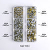 GlamCrystal 1540Pcs Hotfix Glass Rhinestones Set SS6-SS30 ATHLEXES