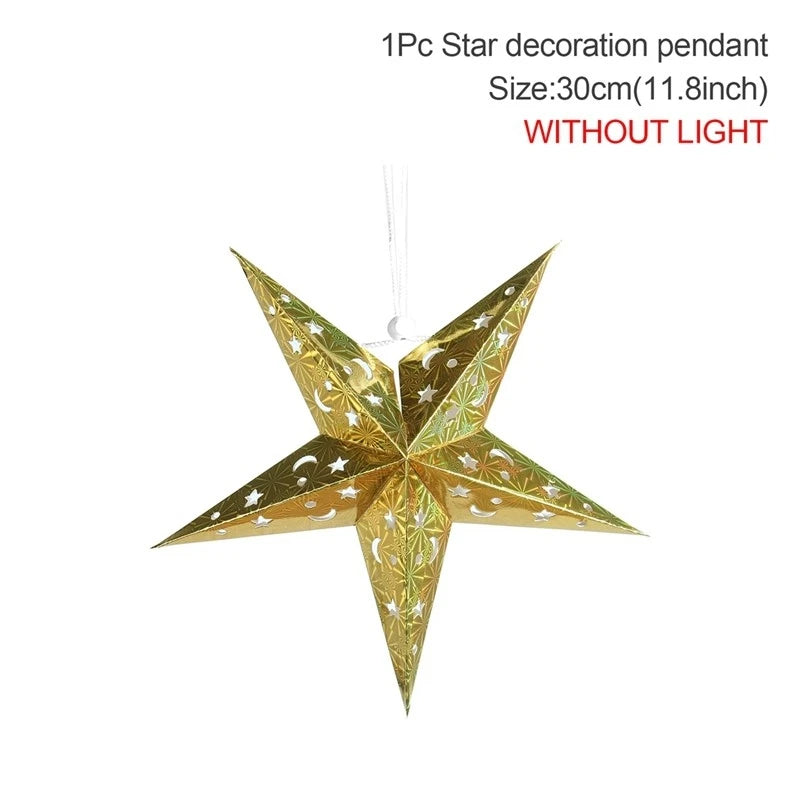 Elegant Star Pendant Lamp for Holiday Decor 2024 ATHLEXES