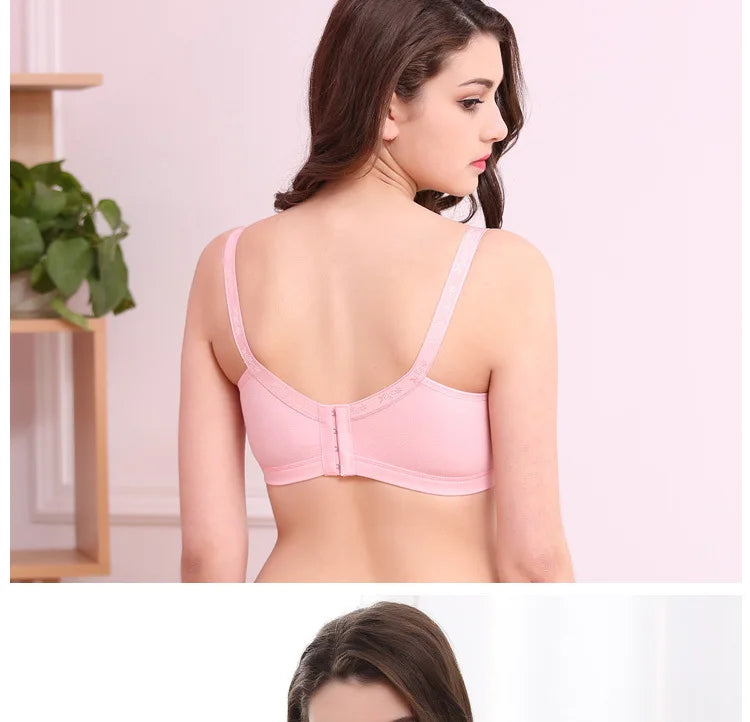 Cotton Comfort Wirefree Nursing Bra for Moms ATHLEXES