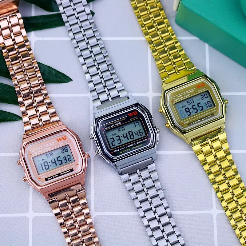 RetroLux Waterproof Digital Band Watch ATHLEXES