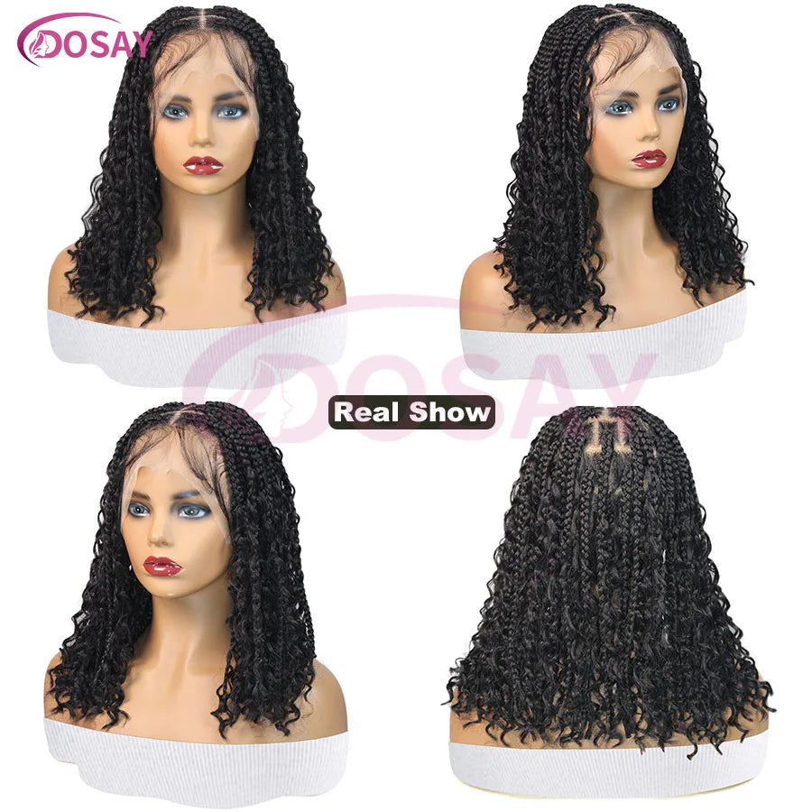 Bohemian Goddess Curly Bob Lace Front Wig ATHLEXES