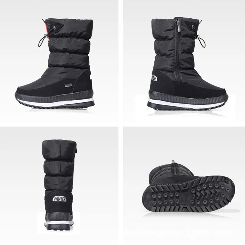 ChicFrost Plush Waterproof Winter Platform Boots ATHLEXES