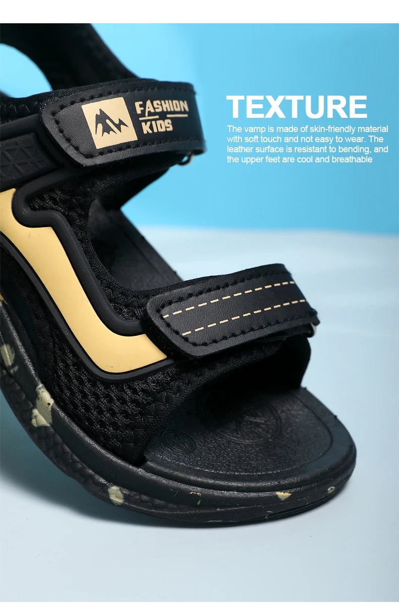 Trendy Kids Camouflage Beach Strap Sandals ATHLEXES