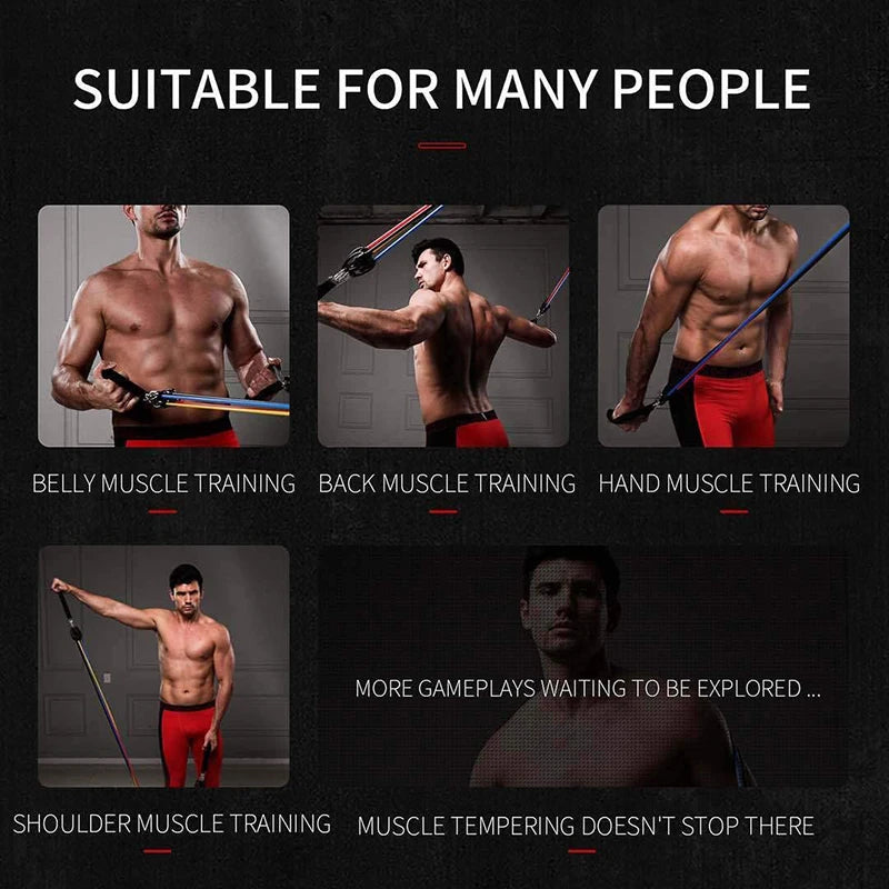 Premium Resistance Bands With Handles For Strength Training ATHLEXES