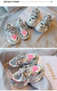 Chic Pink Leather Running Shoes for Young Girls ATHLEXES