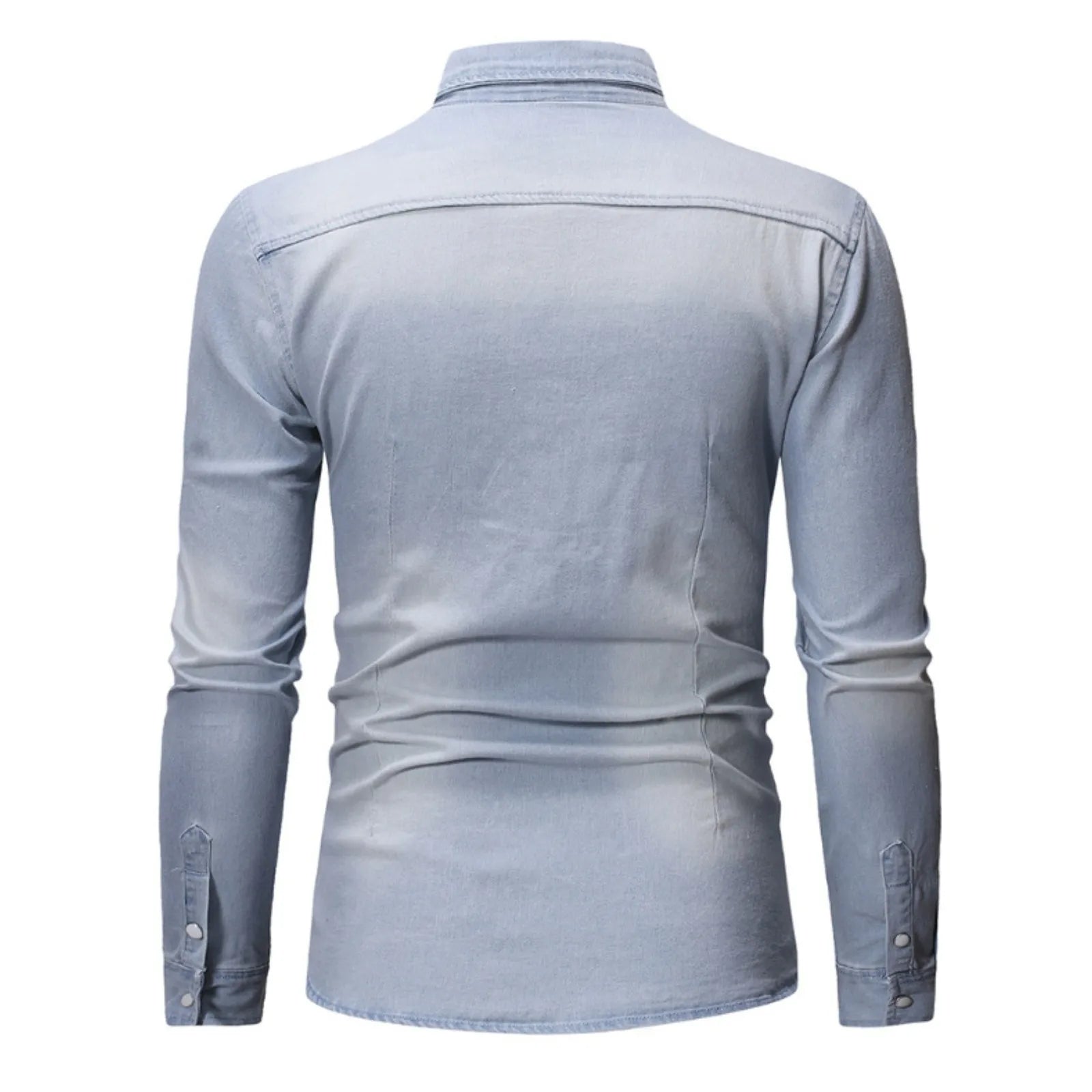AutumnBlend Casual Denim Lapel Shirt ATHLEXES