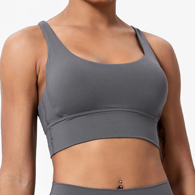 EliteFit Cross Back Sports Bra for Women ATHLEXES