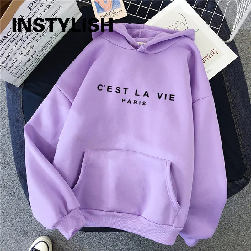 Chic Spring Loose Fit Hoodie for Women ATHLEXES