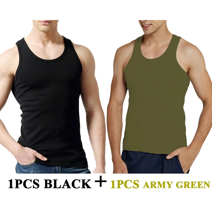 CoolCotton Men's Summer Fitness Tank Tops ATHLEXES