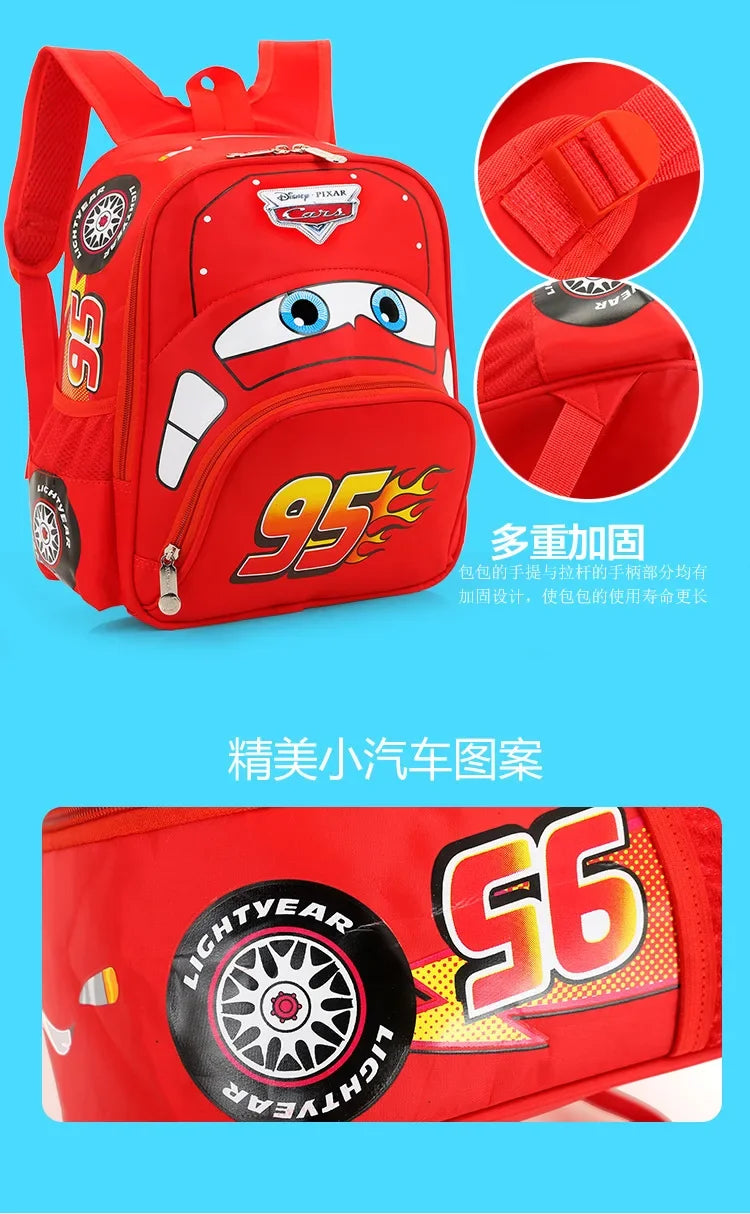 HeroCross 3D Cartoon Car Backpack for Kids ATHLEXES