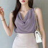 SilkCowl Elegant Satin Tank Top for Women ATHLEXES
