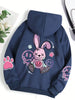 Urban Style Oversized Printed Hoodie for Women ATHLEXES