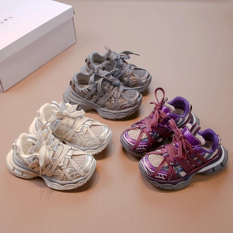 Chunky Kids' Basketball Sneakers 2024 - Breathable Style ATHLEXES