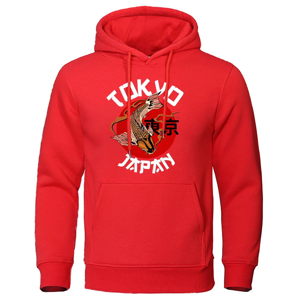 Koi Artistry Fleece Hoodie for Men ATHLEXES