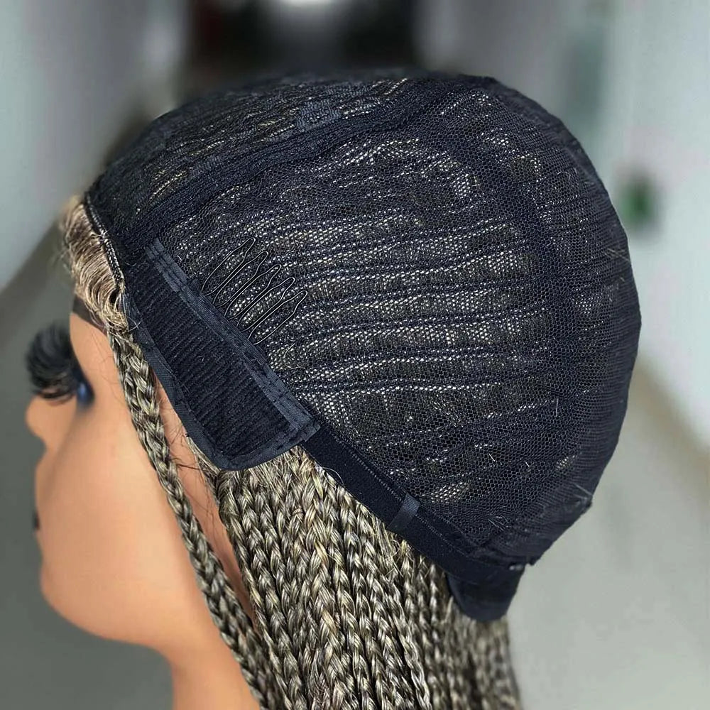 Ombre Luxe Braided Wigs for Black Women ATHLEXES