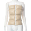 Goddess Glam Metallic Corset Top ATHLEXES