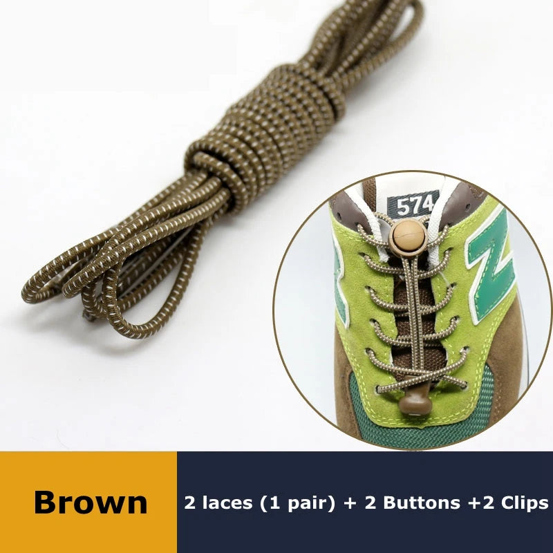 LazyLace No Tie Elastic Shoelaces - 1 Pair Stretch Fit ATHLEXES