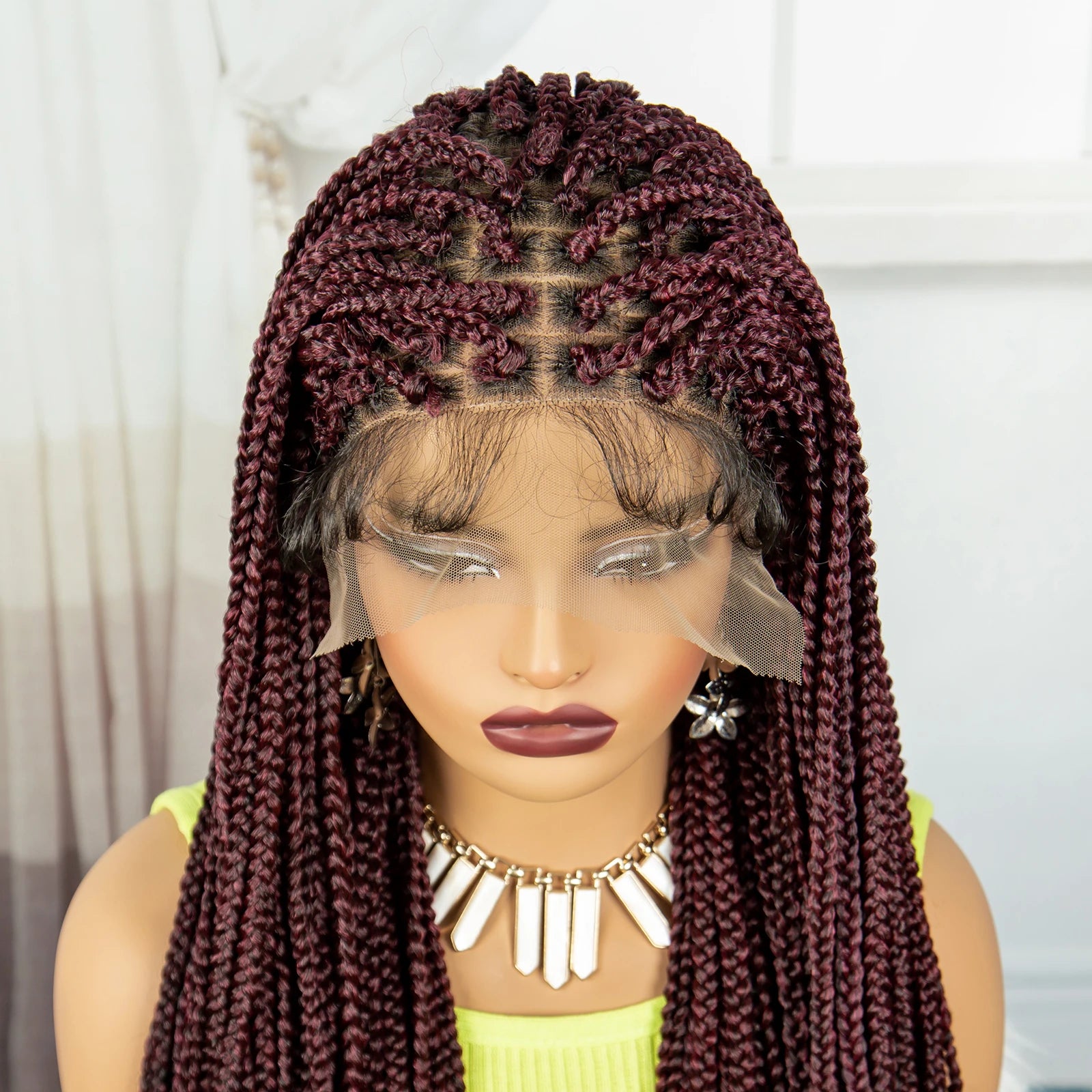 Radiant 36-Inch Micro Braided Lace Front Wig ATHLEXES