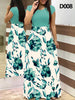 Boho Bliss Floral Maxi Dress for Summer ATHLEXES