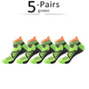 Vibrant 5 Pairs Athletic Cotton Socks Set ATHLEXES