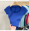 Cotton U-Neck Slimming Summer Tee for Women ATHLEXES