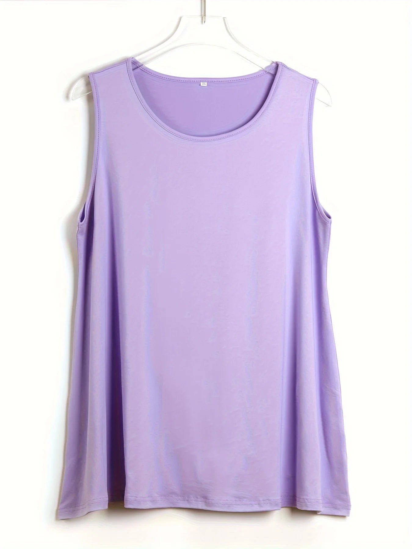 Plus Size Casual Crew Neck Sleeveless Tank Top ATHLEXES