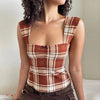 Cottage Y2K Aesthetic Bow Trim Milkmaid Crop Top ATHLEXES