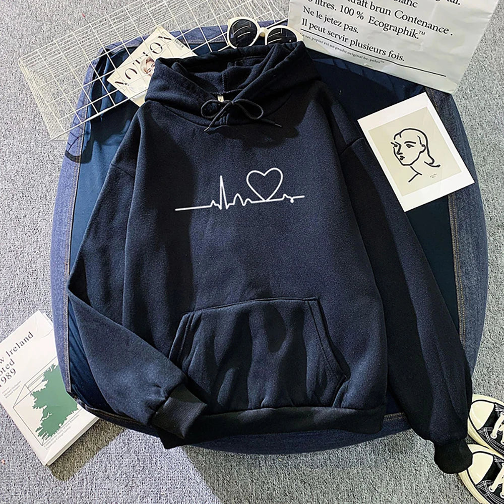 Chic Spring Loose Fit Hoodie for Women ATHLEXES