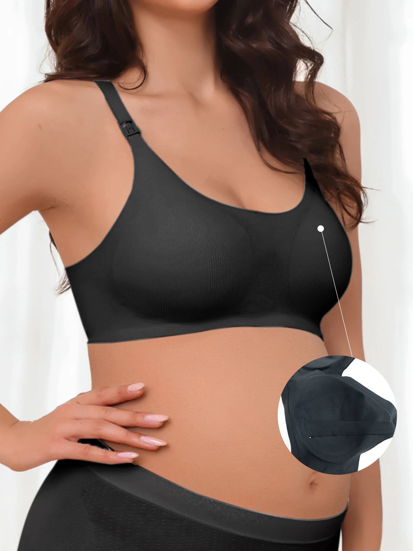 Seamless Comfort Nursing Bra with Beautiful Back Design ATHLEXES