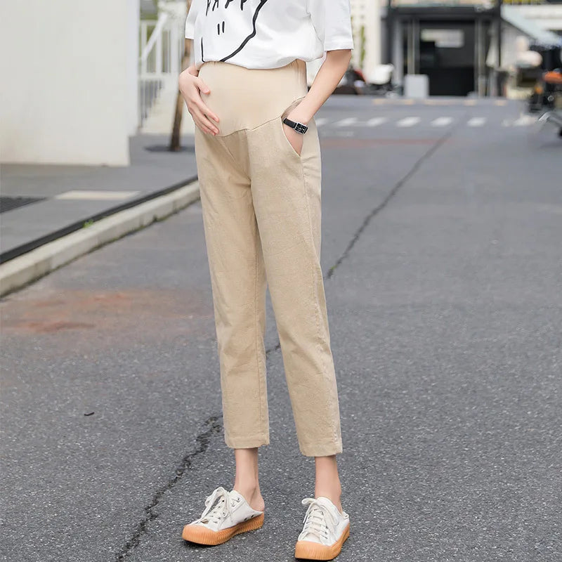 2025 Summer Maternity Loose Fit Casual Trousers ATHLEXES