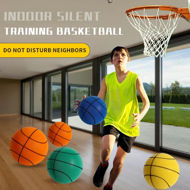 Silent Bounce 18cm Foam Basketball for Kids ATHLEXES